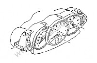 P66406 - Instrumento combinado para Porsche 996 / 911 Carrera • 2001 • 996 carrera 4 • Coupe • Caixa manual 6 velocidades