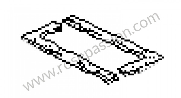 P6674 - Gasket for Porsche 924 • 1980 • 924 2.0 • Coupe • Automatic gearbox