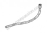 P6686 - Water drain hose for Porsche 924 • 1978 • 924 2.0 • Coupe • Automatic gearbox