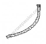 P6686 - Water drain hose for Porsche 944 • 1985 • 944 2.5 serie 1 • Coupe • Manual gearbox, 5 speed