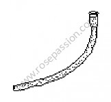 P6686 - Water drain hose for Porsche 944 • 1990 • 944 s2 • Coupe • Manual gearbox, 5 speed