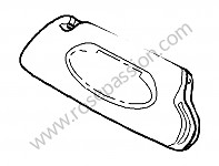 P67339 - Sun visor for Porsche 996 / 911 Carrera • 2001 • 996 carrera 4 • Cabrio • Manual gearbox, 6 speed