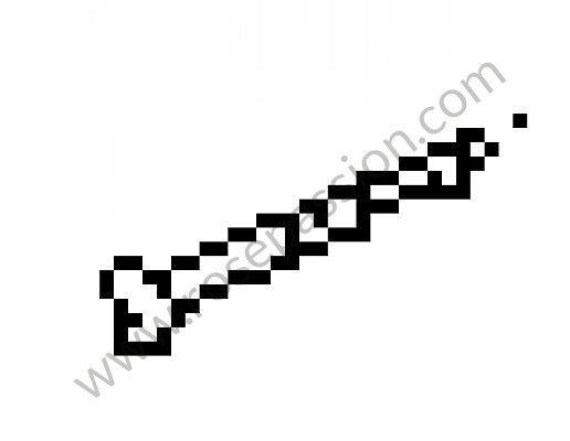 P6798 - Oval-head sheetmetal screw for Porsche 944 • 1991 • 944 s2 • Coupe • Manual gearbox, 5 speed