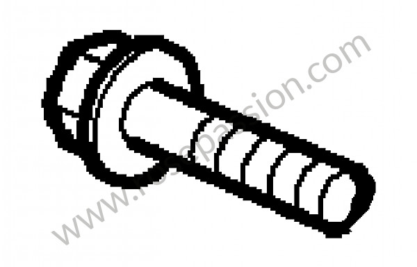 P68082 - Conical screw for Porsche 997 Turbo / 997T / 911 Turbo / GT2 • 2008 • 997 turbo • Cabrio • Automatic gearbox