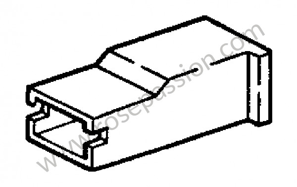 P6824 - Caja casquillos conectores para Porsche 911 G • 1976 • 2.7 • Targa • Caja manual de 5 velocidades