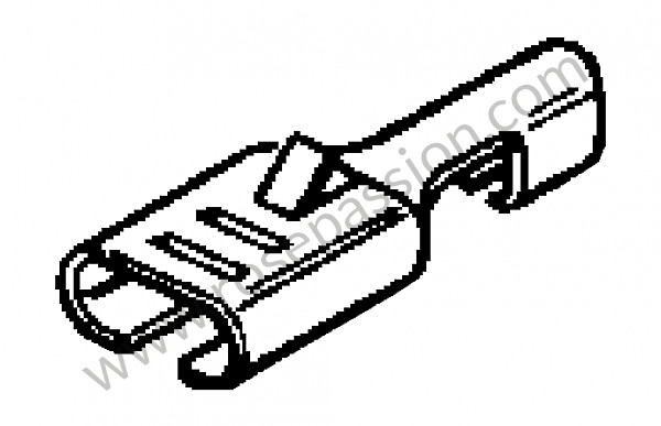 P699 - Casquillo conexion plano para Porsche 944 • 1985 • 944 2.5 serie 1 • Coupe • Caja auto