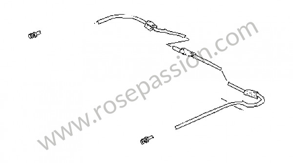 P7005 - Fuel line for Porsche 924 • 1981 • 924 turbo • Coupe • Manual gearbox, 5 speed