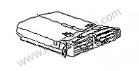 P71532 - Centre nozzle for Porsche 996 Turbo / 996T / 911 Turbo / GT2 • 2005 • 996 turbo • Cabrio • Manual gearbox, 6 speed