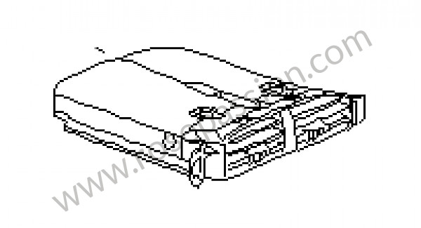 P71533 - Buse centrale pour Porsche Boxster / 986 • 2004 • Boxster 2.7 • Cabrio • Boite manuelle 5 vitesses