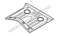 P72371 - Élément de plancher pour Porsche Boxster / 987-2 • 2012 • Boxster 2.9 • Cabrio • Boite manuelle 6 vitesses