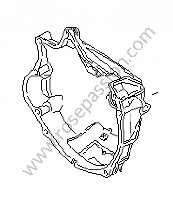 P7268 - Clutch housing for Porsche 924 • 1982 • 924 2.0 • Coupe • Manual gearbox, 5 speed