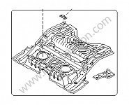 P73319 - Peca do piso para Porsche Cayenne / 955 / 9PA • 2003 • Cayenne turbo • Caixa automática