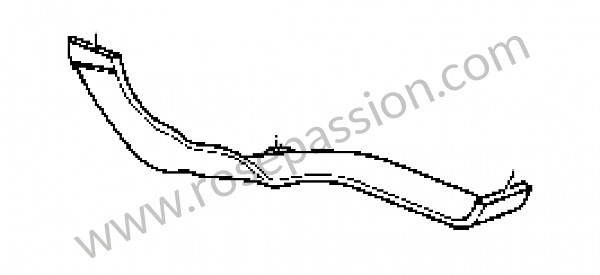 P73346 - Luchtleiding voor Porsche Cayenne / 955 / 9PA • 2003 • Cayenne s v8 • Manuele bak 6 versnellingen
