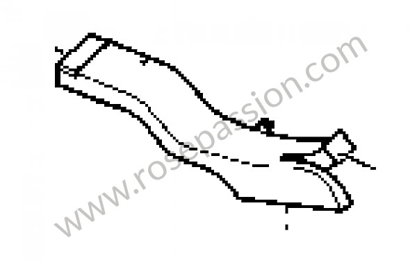 P73369 - Luftkanal für Porsche Cayenne / 955 / 9PA • 2005 • Cayenne s v8 • Automatikgetriebe