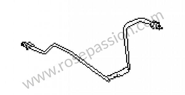 P7340 - Brake line for Porsche 924 • 1985 • 924 2.0 • Coupe • Manual gearbox, 5 speed