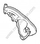 P73553 - Exhaust manifold for Porsche Cayenne / 955 / 9PA • 2004 • Cayenne s v8 • Automatic gearbox