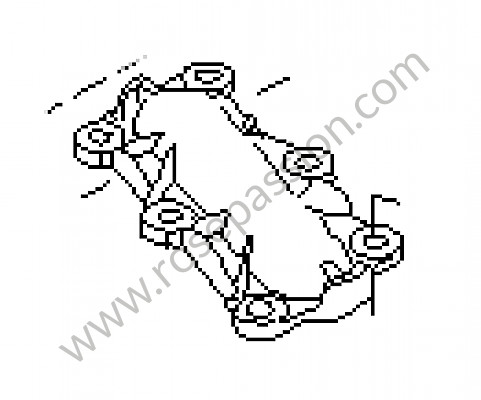P74027 - Motor / kofferkap voor Porsche Cayenne / 955 / 9PA • 2004 • Cayenne turbo • Automatische versnellingsbak