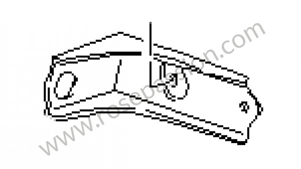 P7408 - Angulo de sujecion para Porsche 924 • 1985 • 924 2.0 • Coupe • Caja auto