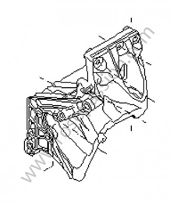 P74095 - Konsole für Porsche Cayenne / 955 / 9PA • 2006 • Cayenne turbo • Automatikgetriebe