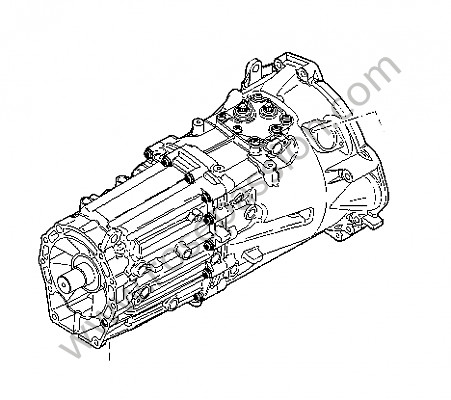P74280 - Replacement transmission for Porsche Cayenne / 955 / 9PA • 2004 • Cayenne s v8 • Manual gearbox, 6 speed