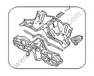 P74300 - Depressao do banco para Porsche 996 GT3 / GT3-1 • 2000 • 996 gt3 • Coupe • Caixa manual 6 velocidades