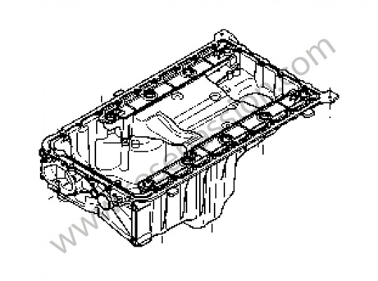 P74306 - Oil pan for Porsche Cayenne / 955 / 9PA • 2004 • Cayenne turbo • Automatic gearbox