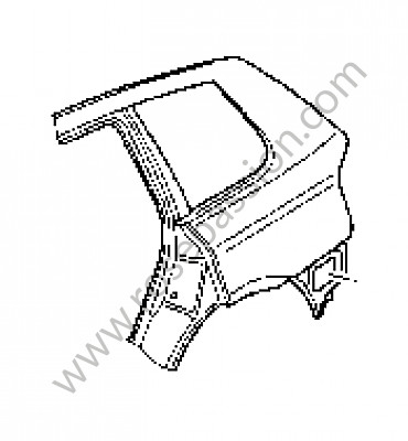 P74581 - Side section for Porsche Cayenne / 955 / 9PA • 2004 • Cayenne v6 • Automatic gearbox