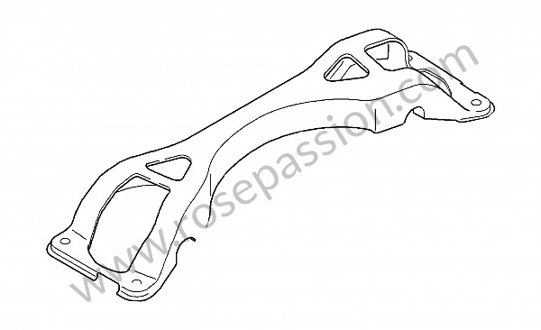P74779 - Cross member for Porsche Cayenne / 957 / 9PA1 • 2008 • Cayenne gts • Automatic gearbox
