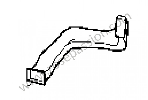 P75208 - Air duct for Porsche Cayenne / 955 / 9PA • 2003 • Cayenne s v8 • Manual gearbox, 6 speed