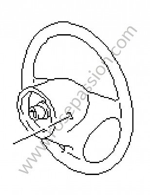 P75435 - Stuur met airbag voor Porsche Boxster / 986 • 1999 • Boxster 2.5 • Cabrio • Manuele bak 5 versnellingen