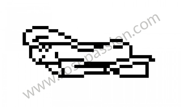 P7563 - Caballete de alojamiento para Porsche 924 • 1978 • 924 2.0 • Coupe • Caja auto