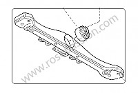 P77142 - Soporte de caja de cambios para Porsche Cayenne / 955 / 9PA • 2005 • Cayenne turbo • Caja auto
