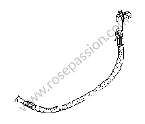 P7741 - Hose for Porsche 924 • 1979 • 924 2.0 • Coupe • Manual gearbox, 4 speed