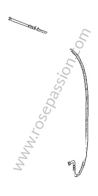 P7743 - Hose for Porsche 924 • 1979 • 924 2.0 • Coupe • Manual gearbox, 4 speed
