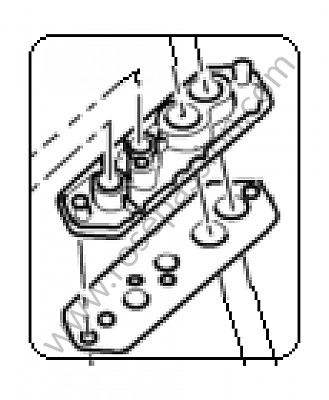 P77662 - Placa para Porsche Cayenne / 955 / 9PA • 2004 • Cayenne v6 • Caixa automática