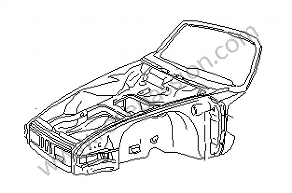 P77691 - Body front section for Porsche 911 G • 1985 • 3.2 • Cabrio • Manual gearbox, 5 speed