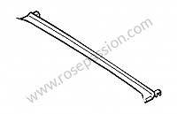 P77805 - Water drain strip for Porsche Cayenne / 957 / 9PA1 • 2010 • Cayenne s v8 • Manual gearbox, 6 speed