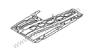 Plancher et longeron pour Porsche Cayenne / 955 / 9PA • 2004 • Cayenne s v8 • Boite manuelle 6 vitesses