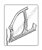 Parafango posteriore e pannello laterale per Porsche Cayenne / 955 / 9PA • 2005 • Cayenne s v8 • Cambio manuale 6 marce