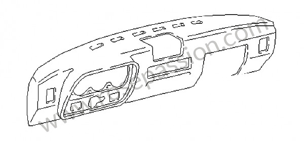 P8095 - Schalttafel für Porsche 924 • 1984 • 924 2.0 • Coupe • Automatikgetriebe