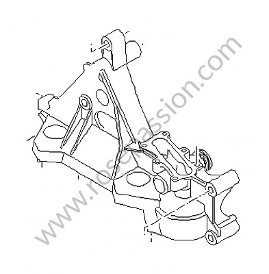 P81617 - Bracket for Porsche Cayenne / 955 / 9PA • 2006 • Cayenne turbo • Automatic gearbox