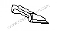 P8324 - Vergrendelingsconsole voor Porsche 924 • 1976 • 924 2.0 • Coupe • Manuele bak 4 versnellingen