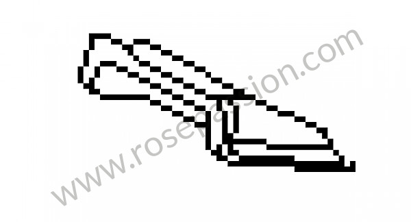 P8324 - Vergrendelingsconsole voor Porsche 924 • 1978 • 924 2.0 • Coupe • Manuele bak 4 versnellingen