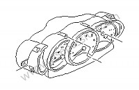 P85575 - Combinatie van instrumenten voor Porsche Boxster / 986 • 2002 • Boxster 2.7 • Cabrio • Automatische versnellingsbak