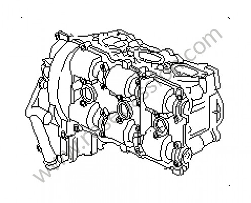 P86875 - Cylinder head for Porsche 996 / 911 Carrera • 2003 • 996 carrera 2 • Targa • Manual gearbox, 6 speed