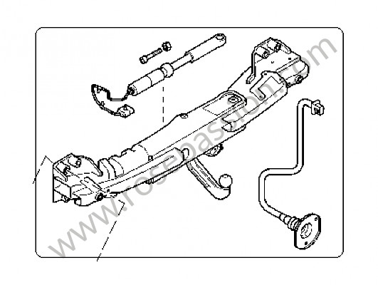 P87236 - Dispositivo de remolque para Porsche Cayenne / 955 / 9PA • 2006 • Cayenne s v8 • Caja manual de 6 velocidades
