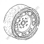 P87723 - Emergency wheel for Porsche 924 • 1982 • 924 2.0 • Coupe • Manual gearbox, 5 speed