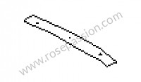 P87846 - Retaining strip for Porsche 914 • 1976 • 914 / 4 1.8 injection • Manual gearbox, 5 speed