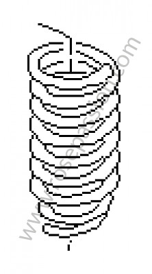 P88926 - Spiraalveer voor Porsche Cayenne / 955 / 9PA • 2004 • Cayenne v6 • Manuele bak 6 versnellingen