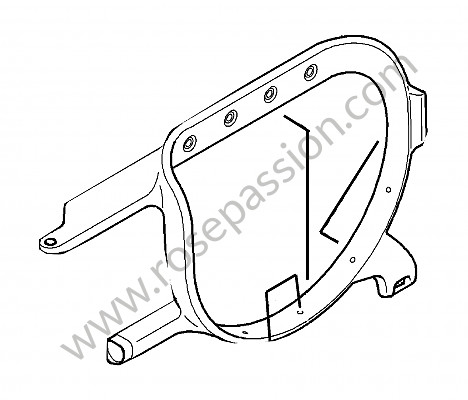 P89109 - Retaining frame for Porsche Cayenne / 957 / 9PA1 • 2009 • Cayenne diesel • Automatic gearbox